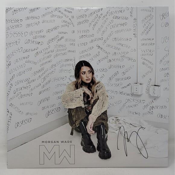 New Morgan Wade SIGNED Vinyl Record Obsessed 2024 Autographed Double LP Jacket